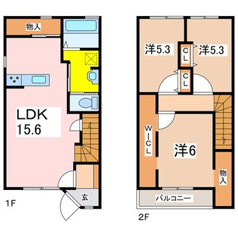 間取図 カーサ開智