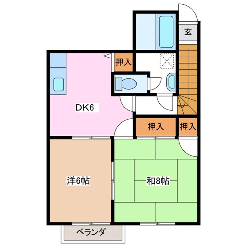 間取図 シャイニーヒルズ安曇野