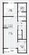 グランメゾン山﨑II 1LDKの間取り