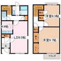 Branche Logement　B棟の間取図