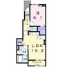 ベラ　フォレスタ　II 1LDKの間取り