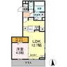 CouR18高宮E 1LDKの間取り