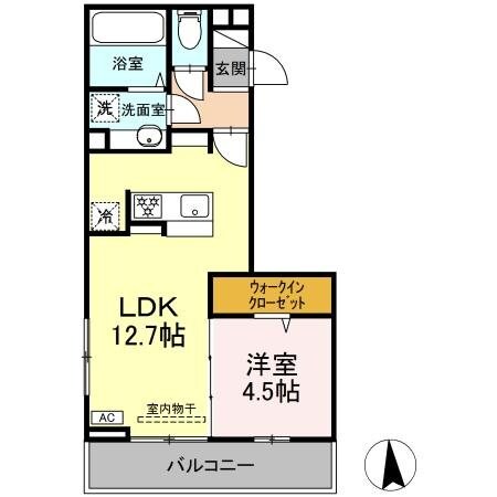 間取り図 CouR18高宮W