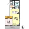 CouR18高宮W 1LDKの間取り