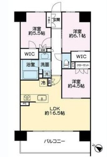 間取図 レーベン松本GRIDE
