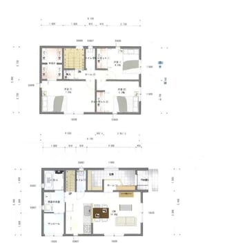 間取図 井川城中田賃貸住宅