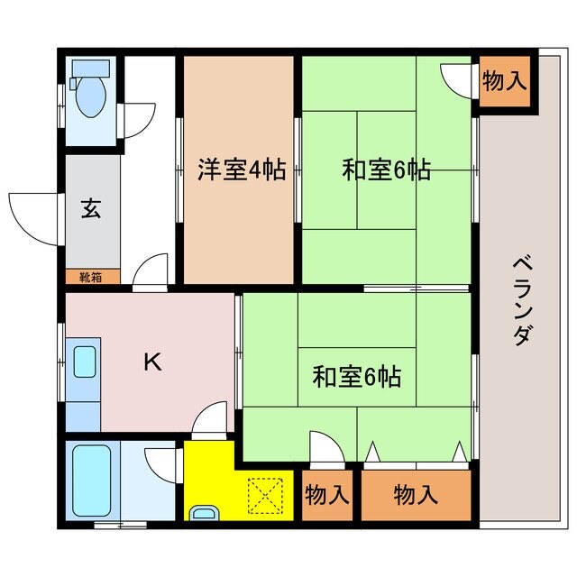 間取り図 マツダマンションＣ