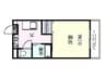 グリーングラス（柴町） 1Kの間取り
