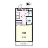 グリーングラス（柴町） 1Kの間取り