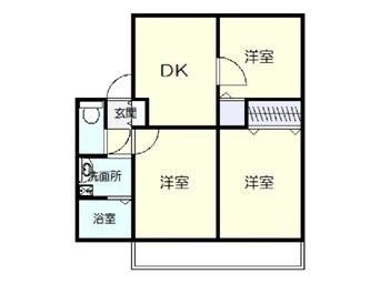 間取図 シーダーハウスⅡ（八斗島町）