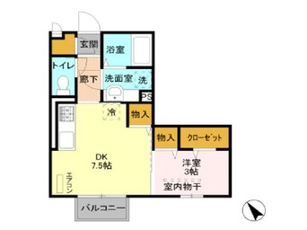 間取図 エクート東（東町）