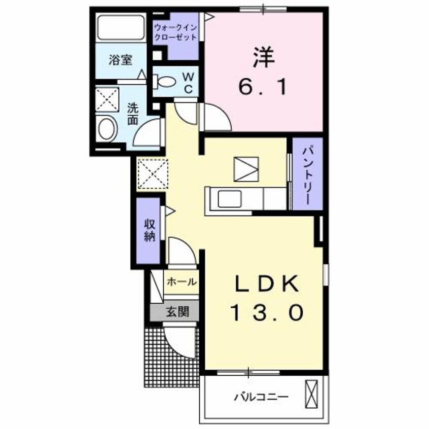 間取図 マーベラスⅠ（除ヶ町）