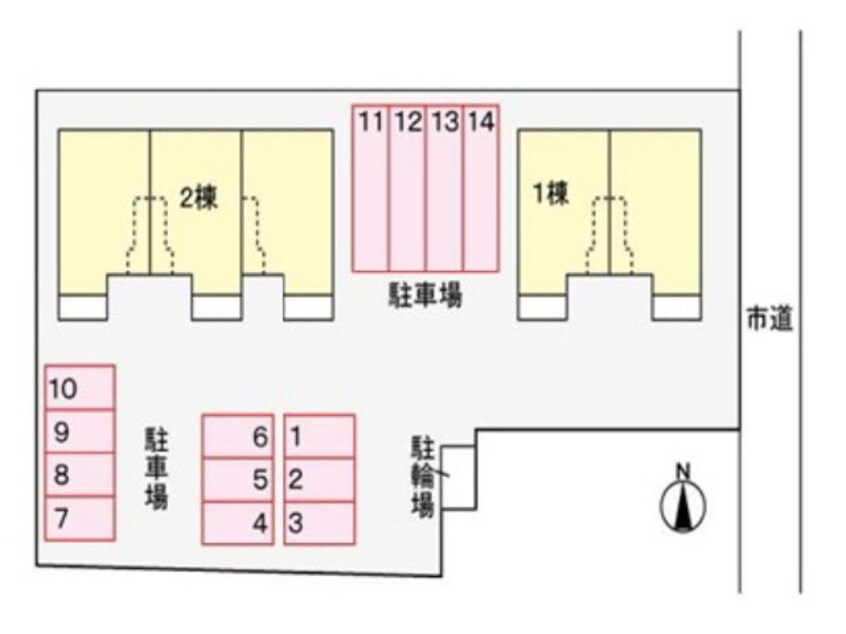 配置図 マーベラスⅡ（除ヶ町）