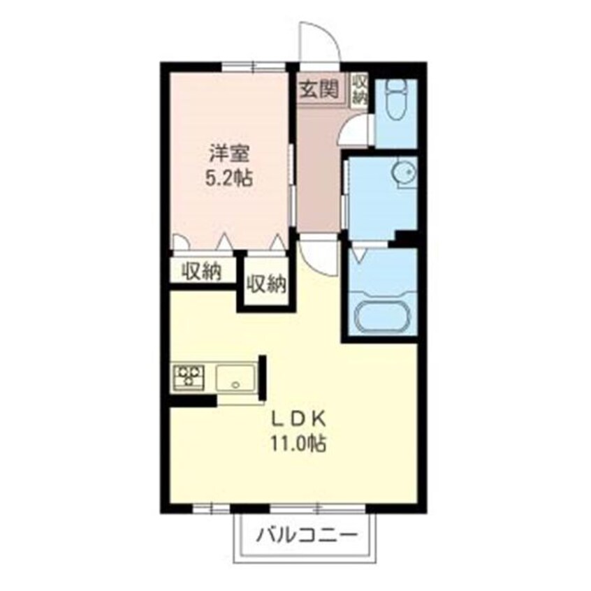 間取図 サント・ラフィネＣ（西久保町）