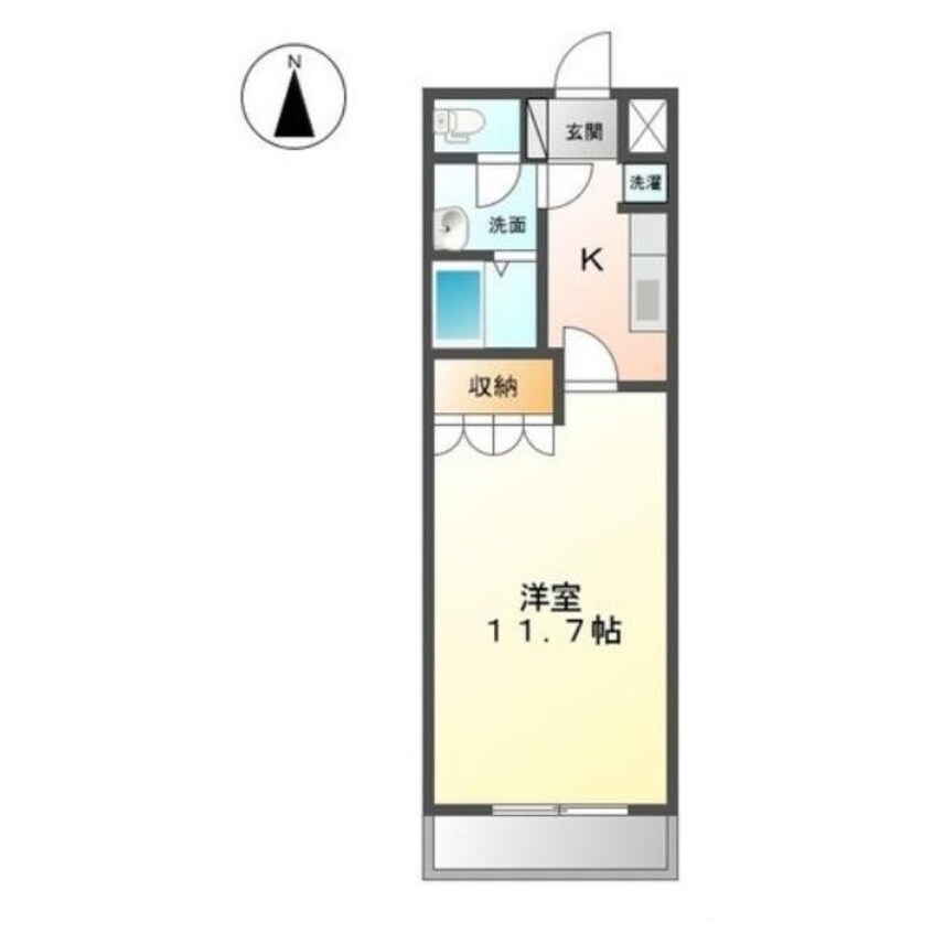 間取図 ファイブ　テン（曲沢町）