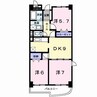 カレント（八坂町） 3DKの間取り