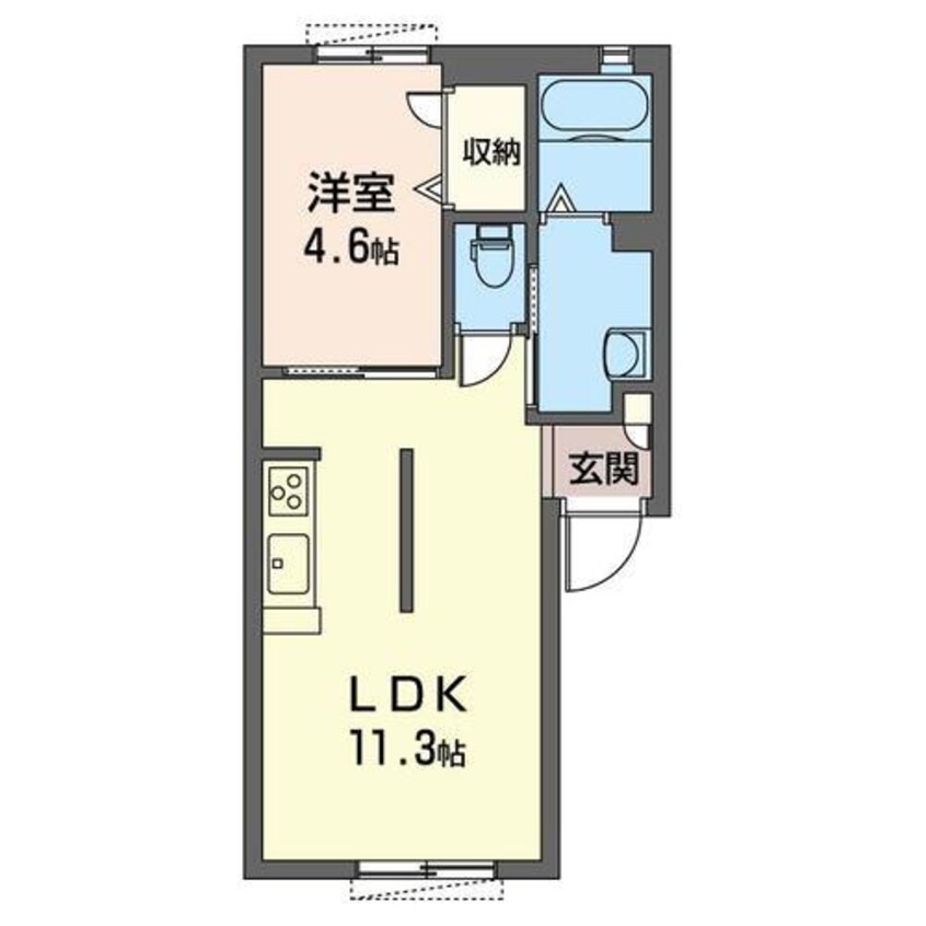 間取図 アークコート（市場町）