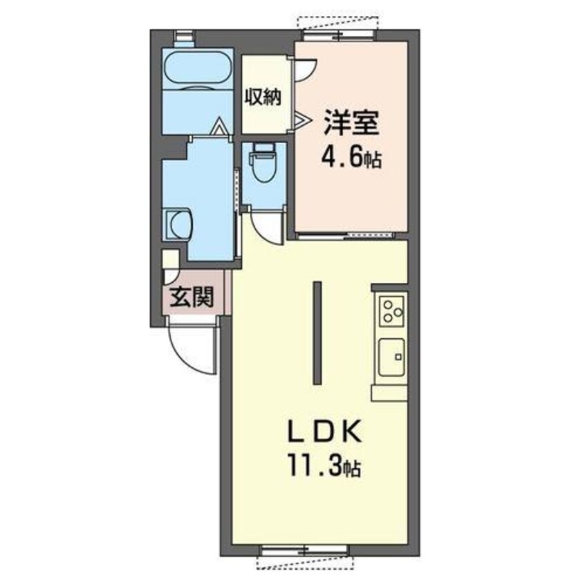 間取図 アークコート（市場町）