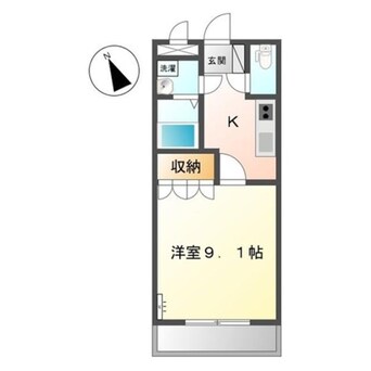 間取図 グローリアス・キャッスルⅠ（連取町）