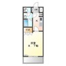 グランチェスタ恵（西小保方町） 1Kの間取り