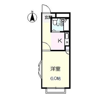 間取図 アリス伊勢崎第３（粕川町）