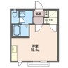 プランドールＤ（西田町） 1Rの間取り