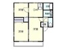 メゾンモテギⅢＡ（今泉町） 3DKの間取り
