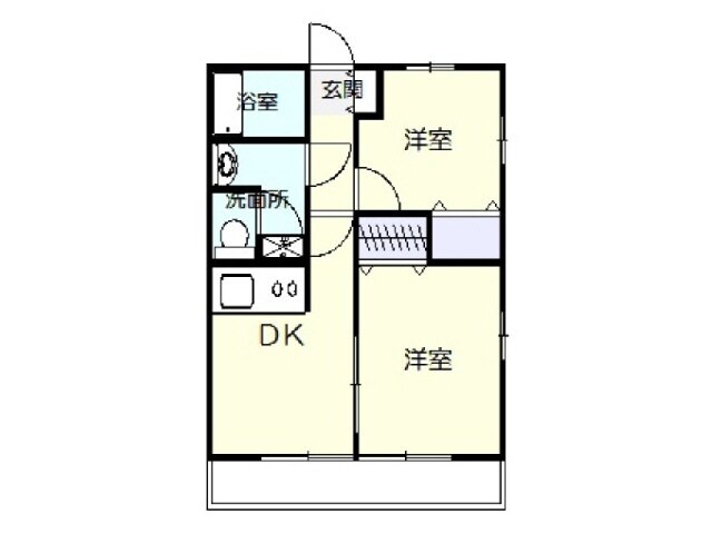 間取り図 メゾンモテギⅢＢ（今泉町）