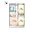 グローリアス・キャッスルⅡ（連取町） 2LDKの間取り