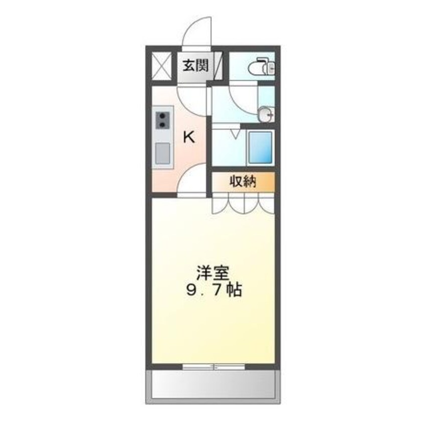 間取図 来夢２（八寸町）