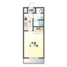 来夢２（八寸町） 1Kの間取り