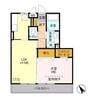 アゼリアヒルズ（茂呂町） 1LDKの間取り
