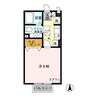 アルカディア（連取元町） 1Rの間取り