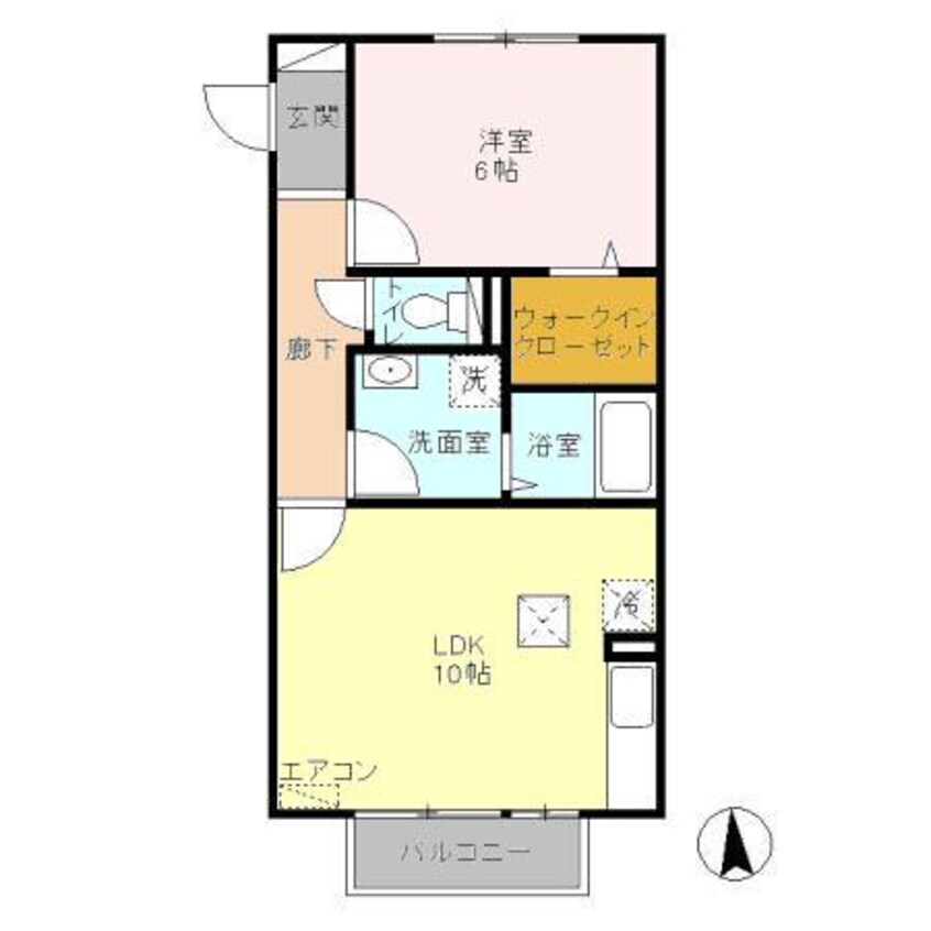 間取図 クローリス（赤堀鹿島町）