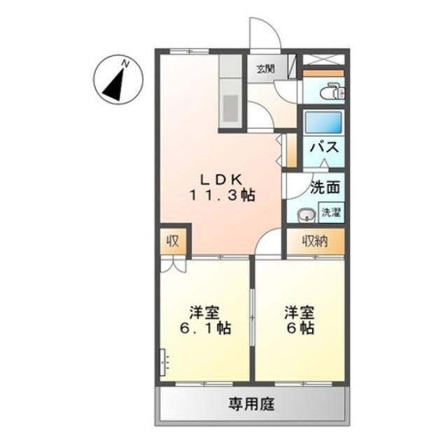 間取り図 エスポアールＫ（茂呂南町）