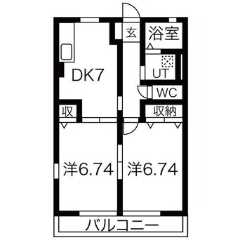 間取図 セ・レユニール（八斗島町）
