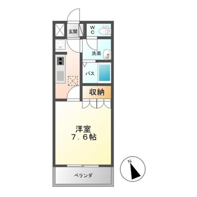 間取り図 クリザンティーム（南千木町）