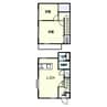 アクシス（三室町） 2LDKの間取り