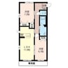 エストレリータ（茂呂町） 2LDKの間取り