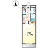 グレイスヴィラ（山王町） 1Kの間取り