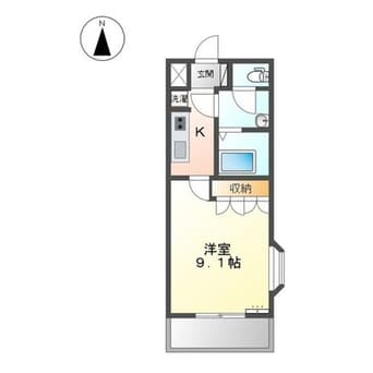 間取図 ハッピーオウル（柳原町）