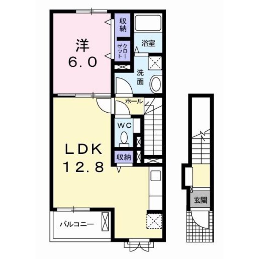 間取図 サン・カブラキ（東小保方町）