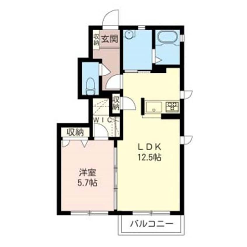 間取図 プルメリア（昭和町）