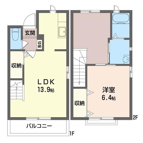 間取り図 カルム（境）