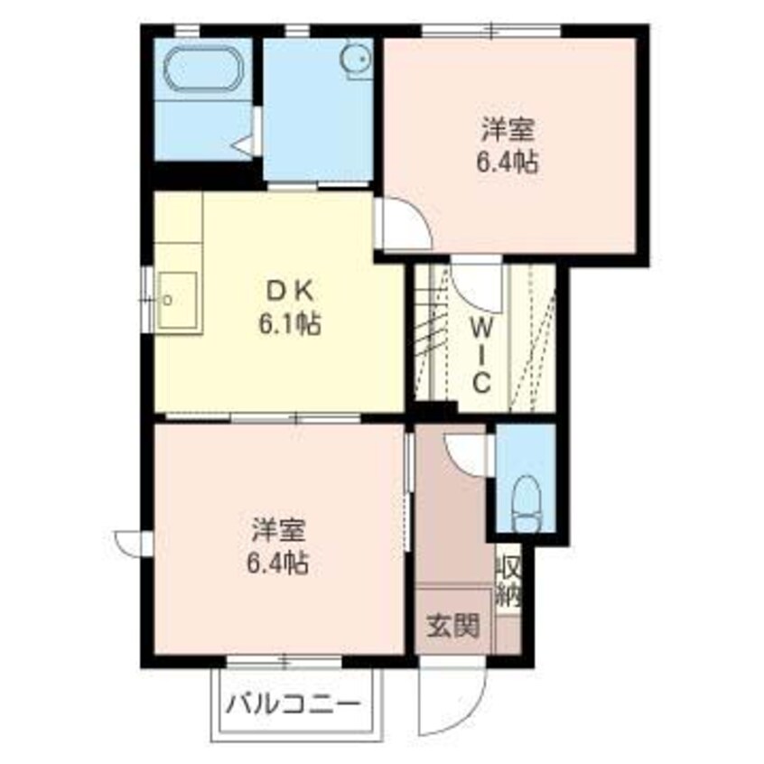 間取図 カルナ（堀口町）