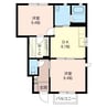 カルナ（堀口町） 2DKの間取り