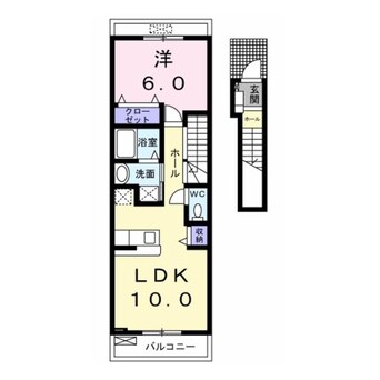 間取図 ソレイユ・Ｆ（昭和町）