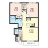 シャーメゾンⅰZ（今泉町） 2LDKの間取り