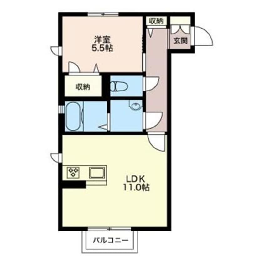 間取図 フォルトゥーナ（茂呂南町）