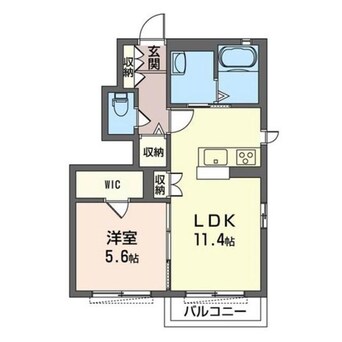 間取図 シャーメゾン宮前B（宮前町）